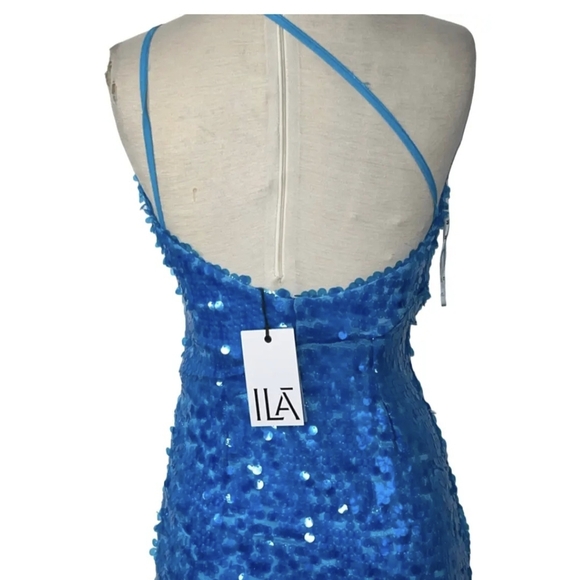 Ila Blue Sequin Women's Dress - Picture 5 of 5